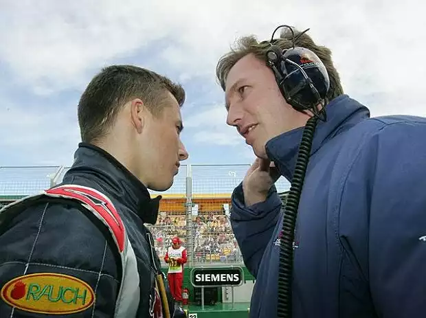 Christian Klien und Christian Horner Titel-Bild zur News: Christian Klien und Christian Horner