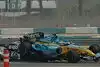 Bild zum Inhalt: Webber nach Kollision gelassen