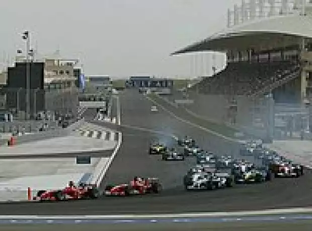 Titel-Bild zur News: Start des Bahrain-Grand-Prix