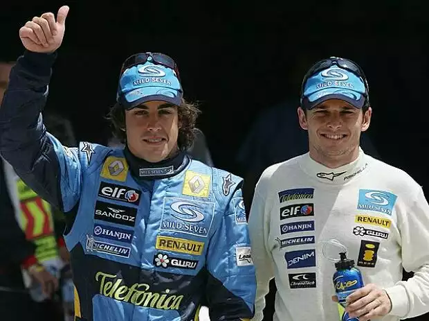 Fernando Alonso und Giancarlo Fisichella Titel-Bild zur News: Fernando Alonso und Giancarlo Fisichella