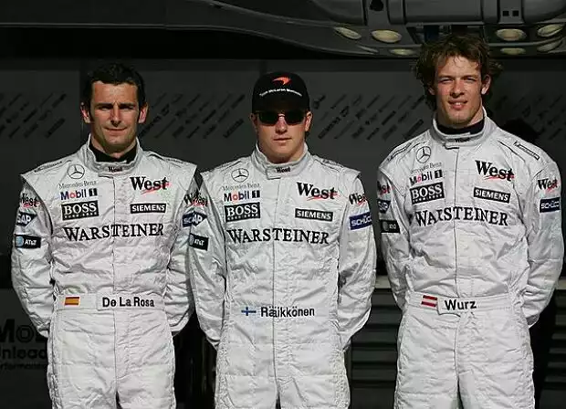 de la Rosa, Räikkönen und Wurz Titel-Bild zur News: de la Rosa, Räikkönen und Wurz