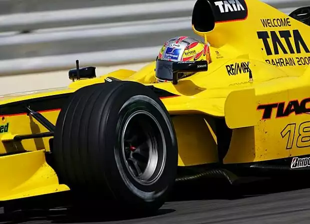 Titel-Bild zur News: Tiago Monteiro (Jordan-Toyota EJ15)