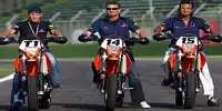 Christian Klien, David Coulthard und Vitantonio Liuzzi