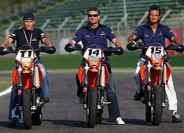 Christian Klien, David Coulthard und Vitantonio Liuzzi Titel-Bild zur News: Christian Klien, David Coulthard und Vitantonio Liuzzi