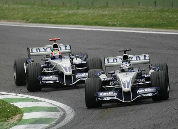 Titel-Bild zur News: Nick Heidfeld und Mark Webber (beide Williams-BMW FW27)