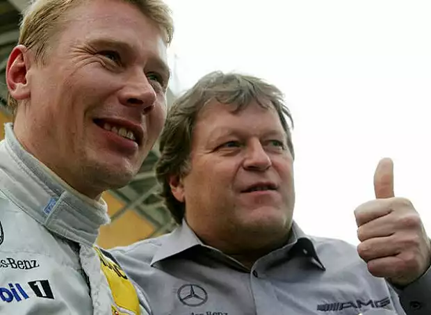Mika Häkkinen und Norber Haug Titel-Bild zur News: Mika Häkkinen und Norber Haug