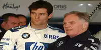 Mark Webber und Patrick Head
