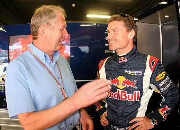 Dr. Helmut Marko mit David Coulthard Titel-Bild zur News: Dr. Helmut Marko mit David Coulthard