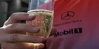 Champagner bei McLaren-Mercedes
