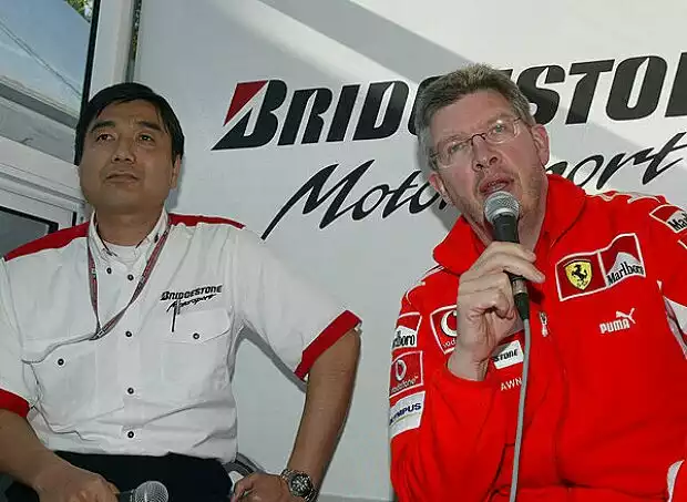 Titel-Bild zur News: Hisao Suganuma und Ross Brawn