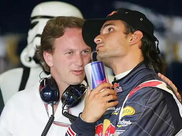 Christian Horner und Vitantonio Liuzzi Titel-Bild zur News: Christian Horner und Vitantonio Liuzzi