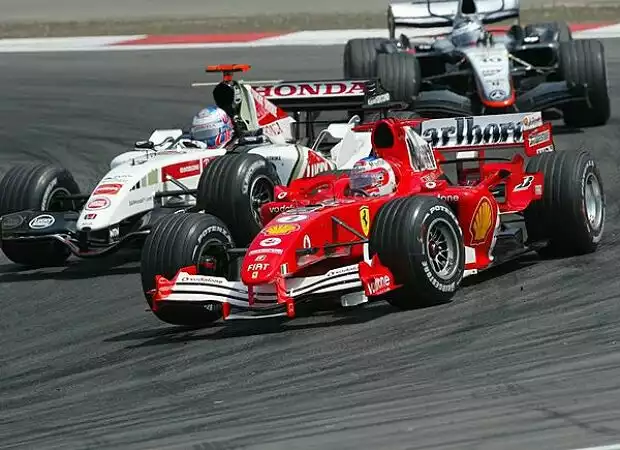 Rubens Barrichello, Jenson Button und Juan-Pablo Montoya Titel-Bild zur News: Rubens Barrichello, Jenson Button und Juan-Pablo Montoya