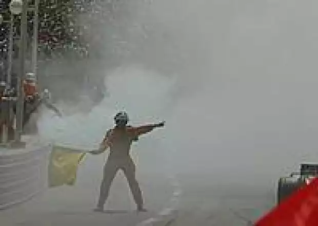 Streckenposten im Einsatz Titel-Bild zur News: Streckenposten im Einsatz