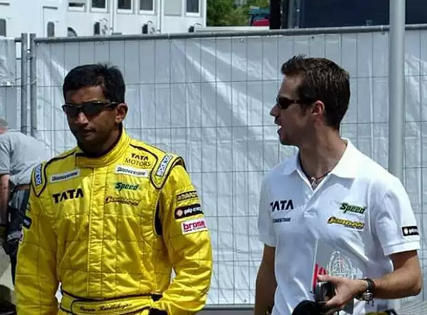 Narain Karthikeyan und Tiago Monteiro Titel-Bild zur News: Narain Karthikeyan und Tiago Monteiro
