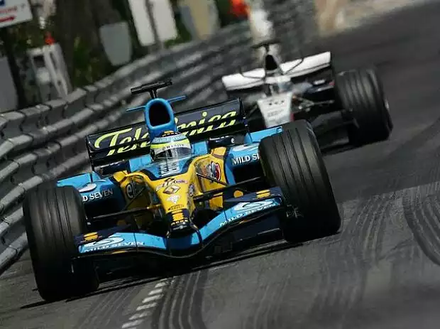 Giancarlo Fisichella vor Juan-Pablo Montoya Titel-Bild zur News: Giancarlo Fisichella vor Juan-Pablo Montoya