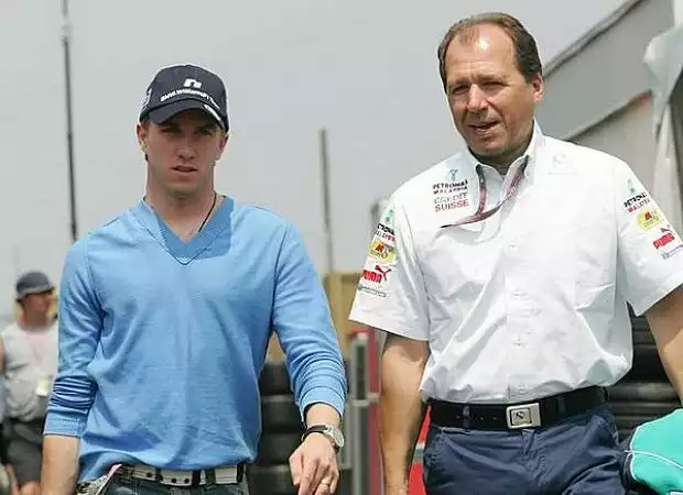 Nick Heidfeld und Saubers Technischer Direktor Willy Rampf Titel-Bild zur News: Nick Heidfeld und Saubers Technischer Direktor Willy Rampf