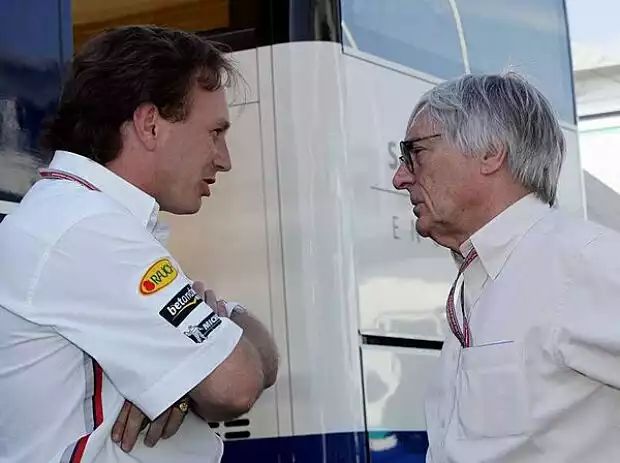 Christian Horner und Bernie Ecclestone Titel-Bild zur News: Christian Horner und Bernie Ecclestone
