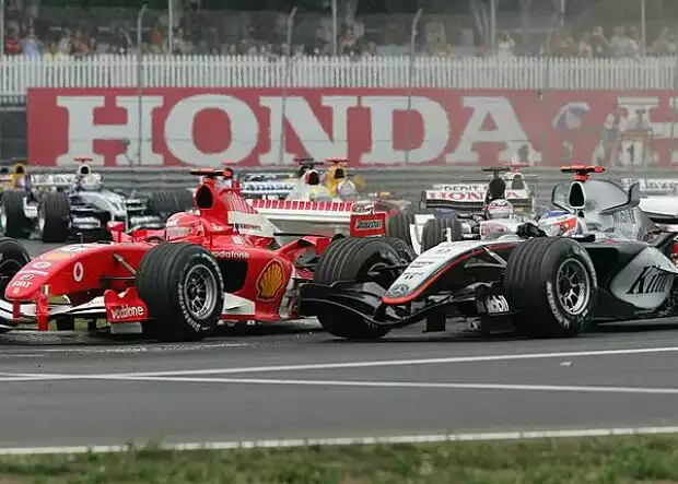 Michael Schumacher, Kimi Räikkönen Titel-Bild zur News: Michael Schumacher, Kimi Räikkönen