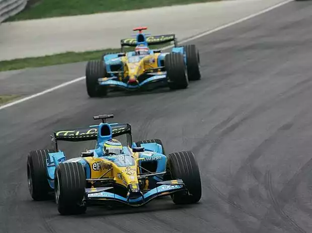 Giancarlo Fisichella vor Fernando Alonso Titel-Bild zur News: Giancarlo Fisichella vor Fernando Alonso