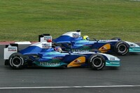 Jacques Villeneuve (vorn) und Felipe Massa