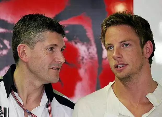 BAR-Honda-Teamchef Nick Fry und Jenson Button Titel-Bild zur News: BAR-Honda-Teamchef Nick Fry und Jenson Button