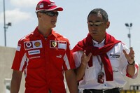 Michael Schumacher und Hiroshi Yasukawa