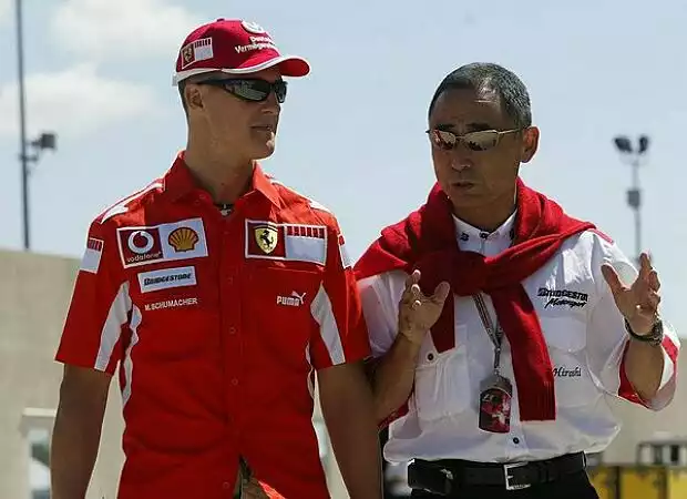 Michael Schumacher und Hiroshi Yasukawa Titel-Bild zur News: Michael Schumacher und Hiroshi Yasukawa