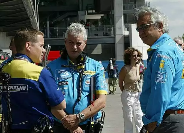 Pat Symonds und Flavio Briatore Titel-Bild zur News: Pat Symonds und Flavio Briatore