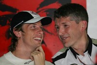 Jenson Button und Nick Fry