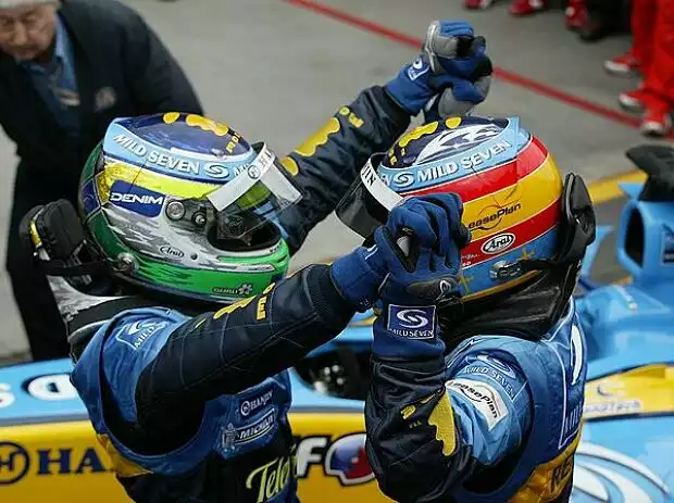 Giancarlo Fisichella und Fernando Alonso Titel-Bild zur News: Giancarlo Fisichella und Fernando Alonso