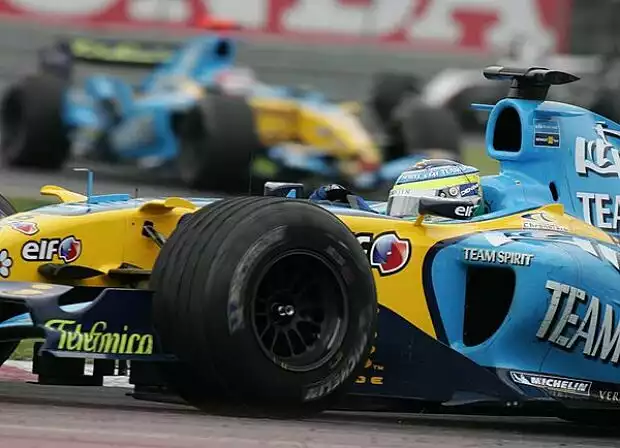 Giancarlo Fisichella (Renault R25) Titel-Bild zur News: Giancarlo Fisichella (Renault R25)