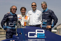 Jacques Laffite, Adrian Campos, Bruno Michel und Damon Hill