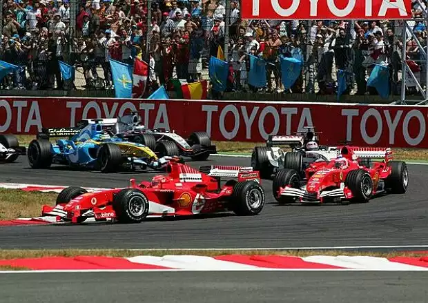 Michael Schumacher, Rubens Barrichello Titel-Bild zur News: Michael Schumacher, Rubens Barrichello
