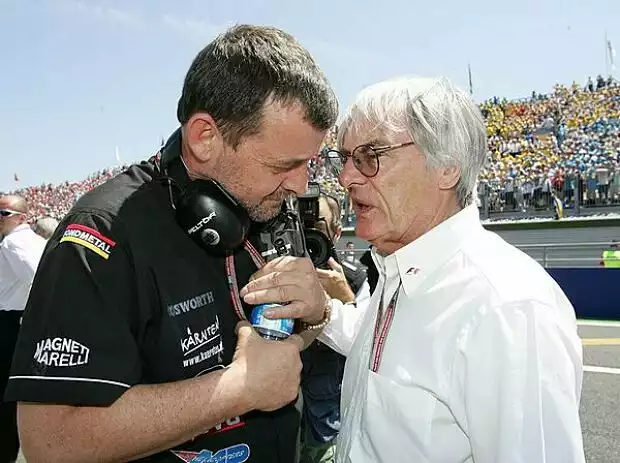 Paul Stoddart und Bernie Ecclestone Titel-Bild zur News: Paul Stoddart und Bernie Ecclestone