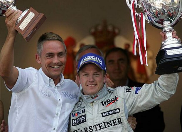 Titel-Bild zur News: Martin Whitmarsh und Kimi Räikkönen