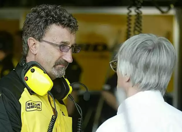 Eddie Jordan und Formel-1-Chef Bernie Ecclestone Titel-Bild zur News: Eddie Jordan und Formel-1-Chef Bernie Ecclestone
