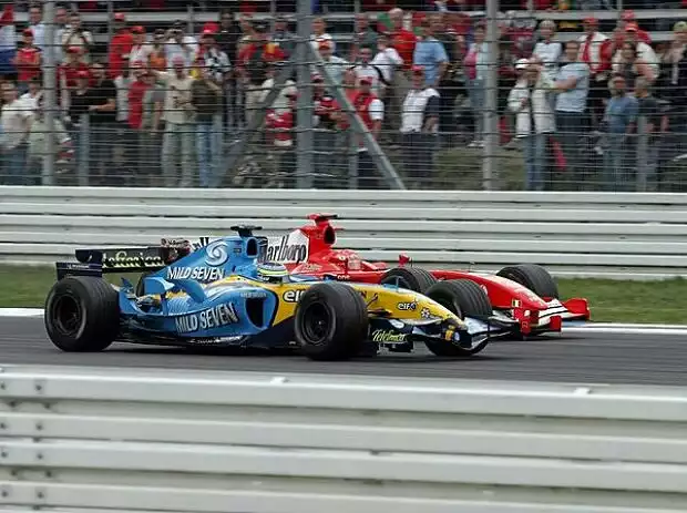Giancarlo Fisichella und Michael Schumacher Titel-Bild zur News: Giancarlo Fisichella und Michael Schumacher