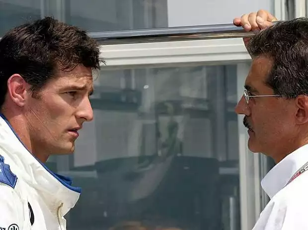 Titel-Bild zur News: Mark Webber und Mario Theissen