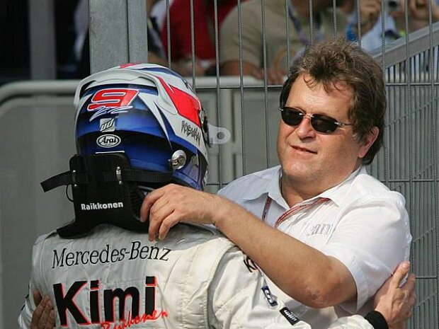 Titel-Bild zur News: Kimi Räikkönen und Norbert Haug