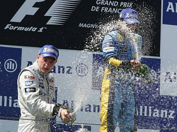 Titel-Bild zur News: Kimi Räikkönen und Fernando Alonso