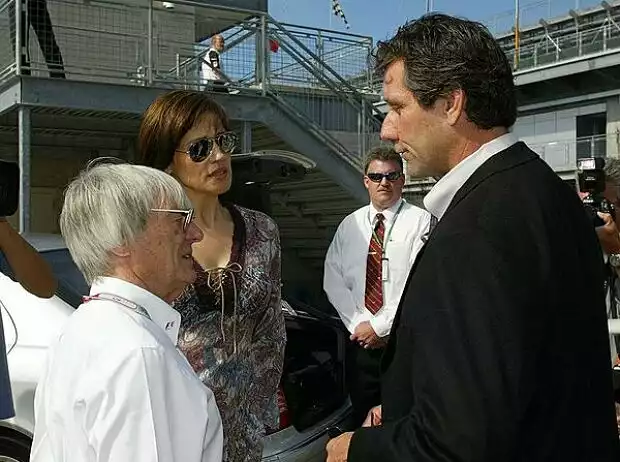 Bernie Ecclestone und Tony George Titel-Bild zur News: Bernie Ecclestone und Tony George