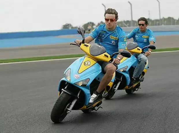 Fernando Alonso und Giancarlo Fisichella Titel-Bild zur News: Fernando Alonso und Giancarlo Fisichella