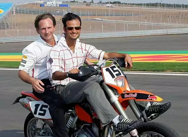 Christian Horner und Vitantonio Liuzzi Titel-Bild zur News: Christian Horner und Vitantonio Liuzzi