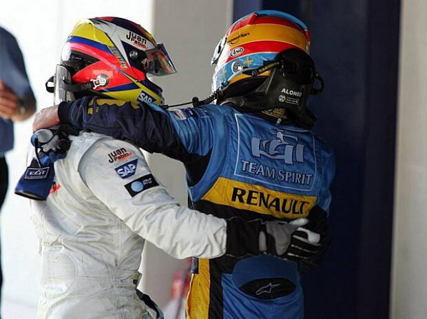 Titel-Bild zur News: Juan-Pablo Montoya und Fernando Alonso
