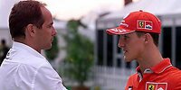 Gerhard Berger und Michael Schumacher