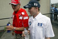 Michael Schumacher und Nick Heidfeld