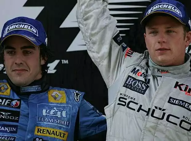 Fernando Alonso und Kimi Räikkönen Titel-Bild zur News: Fernando Alonso und Kimi Räikkönen