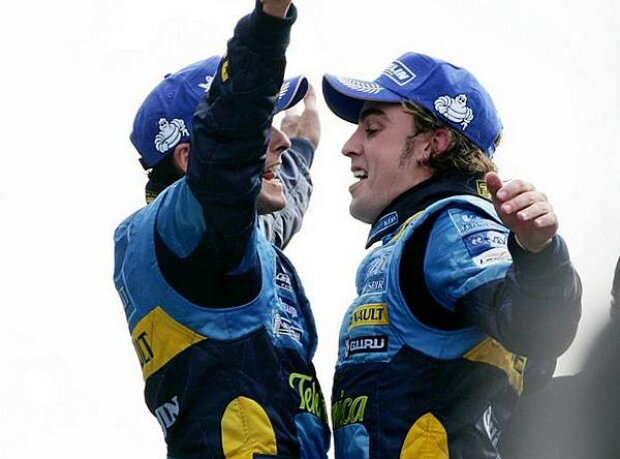 Titel-Bild zur News: Giancarlo Fisichella und Fernando Alonso