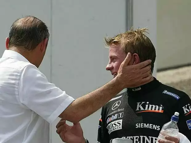 Ron Dennis und Kimi Räikkönen Titel-Bild zur News: Ron Dennis und Kimi Räikkönen