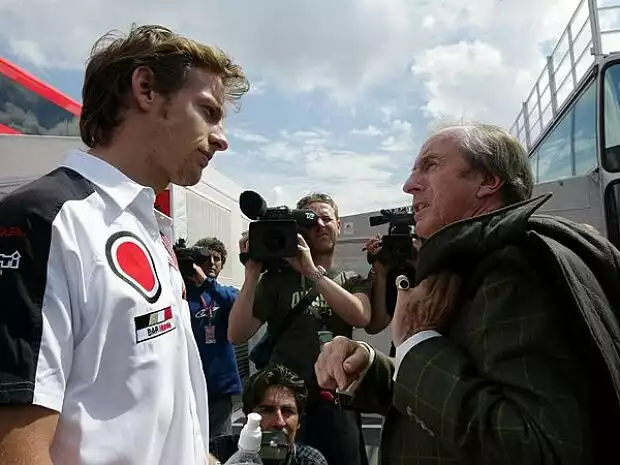 Jenson Button und Jackie Stewart Titel-Bild zur News: Jenson Button und Jackie Stewart